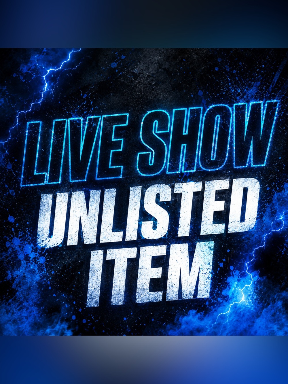 Unlisted Inventory - Live show listing